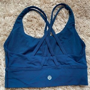 Lululemon Energy Long line Sports Bra Cropped Top